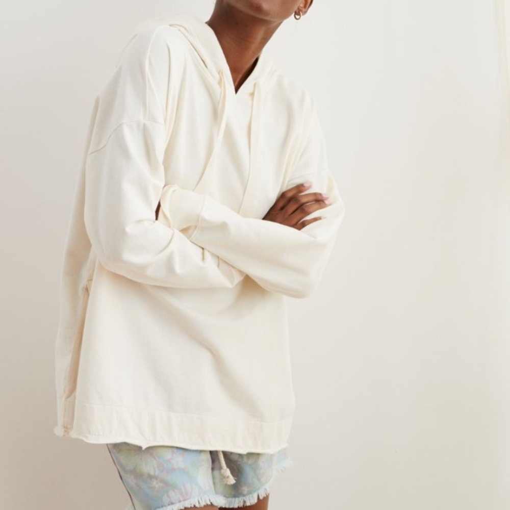 White hoodie
